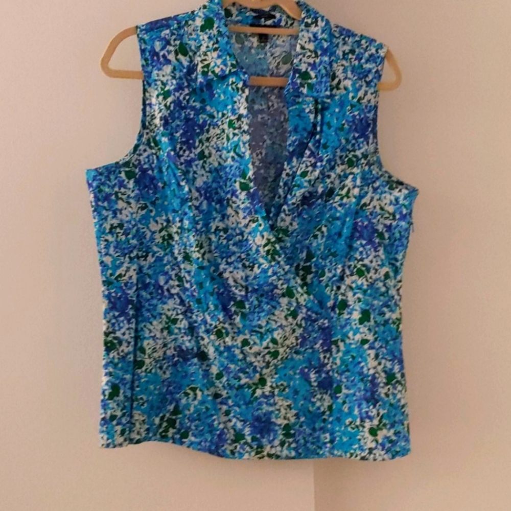 Talbot Faux Crossover blouse size 16